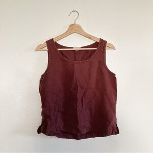 Eileen Fisher linen tank top